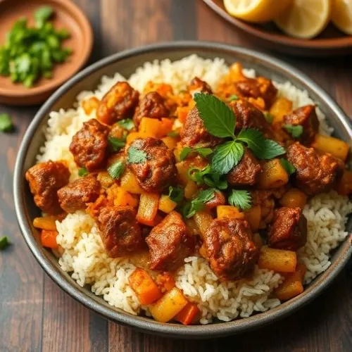 Beef biriyani